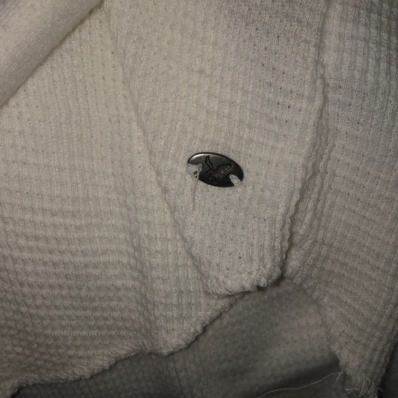 waffle knit a&e lace top - Picture 5 of 5